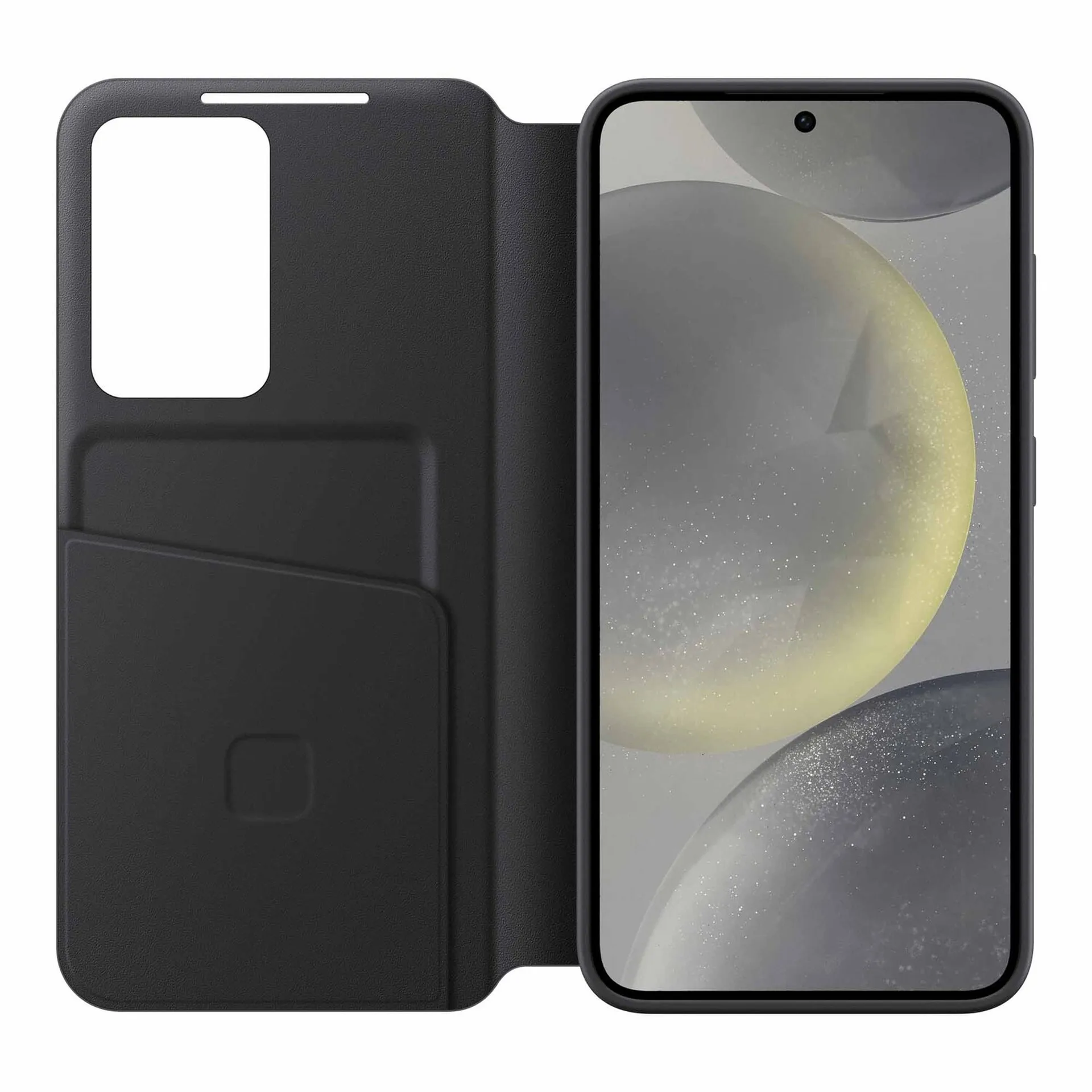 Galaxy S24 Smart View Wallet Case Black | Official Protective Cover (EF-ZS921CBEGWW)
