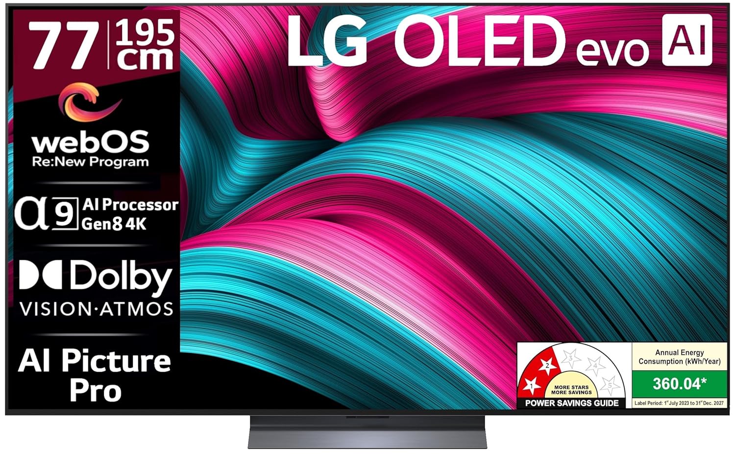 LG OLED77C56LA 77 Inch OLED 4K Smart TV