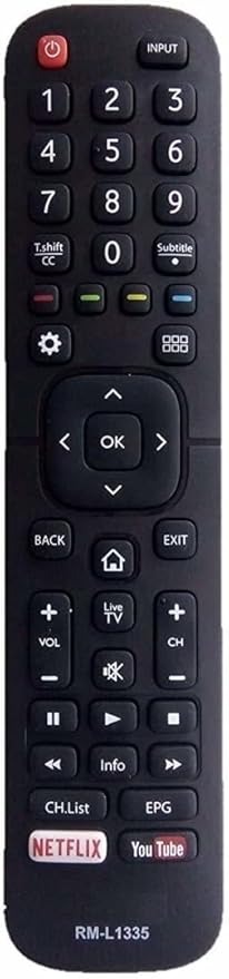 HISENSE LCD LED TV Remote RM-N1335 Replacement