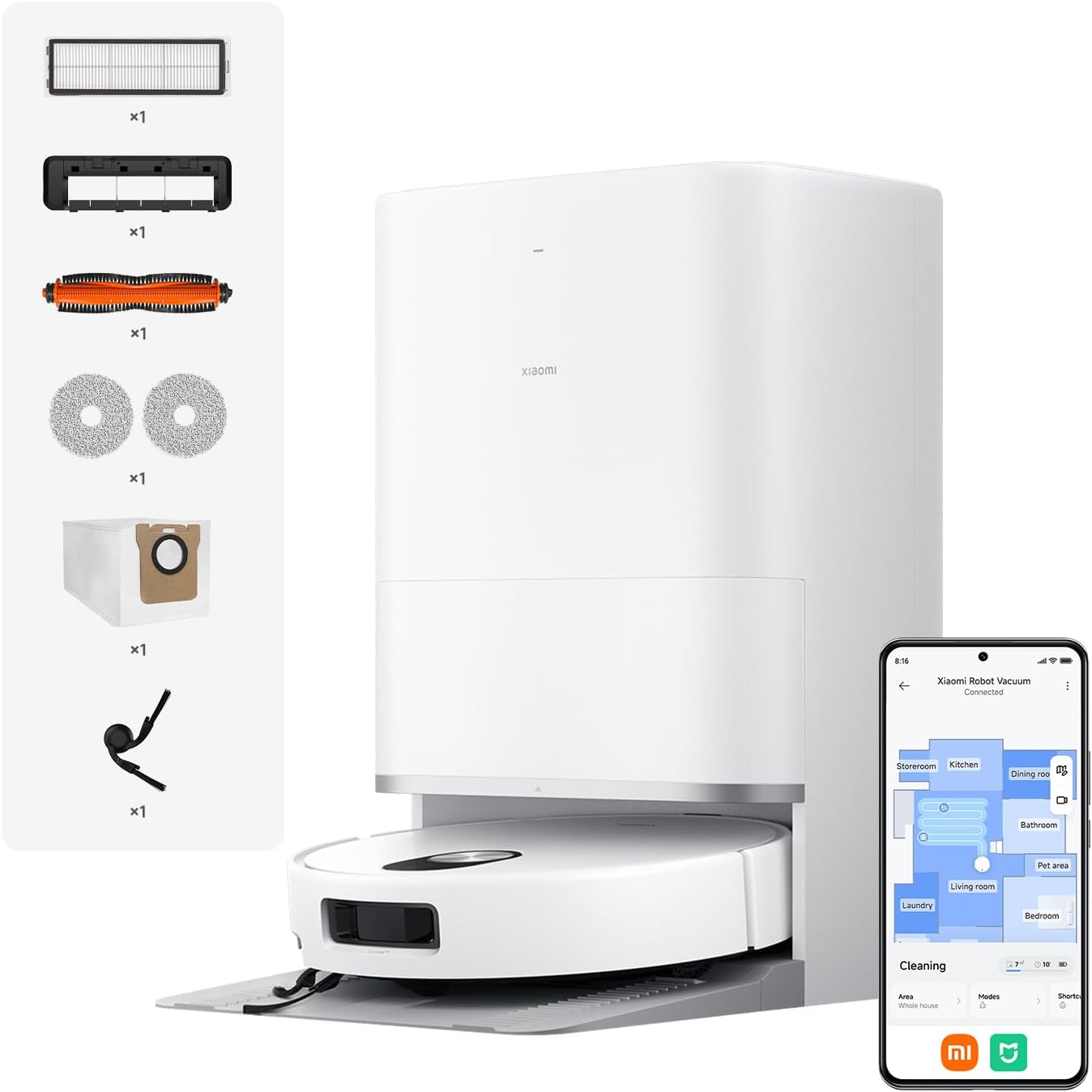 XIAOMI Robot Vacuum 5 Pro UK MI RBT VAC 5P UK