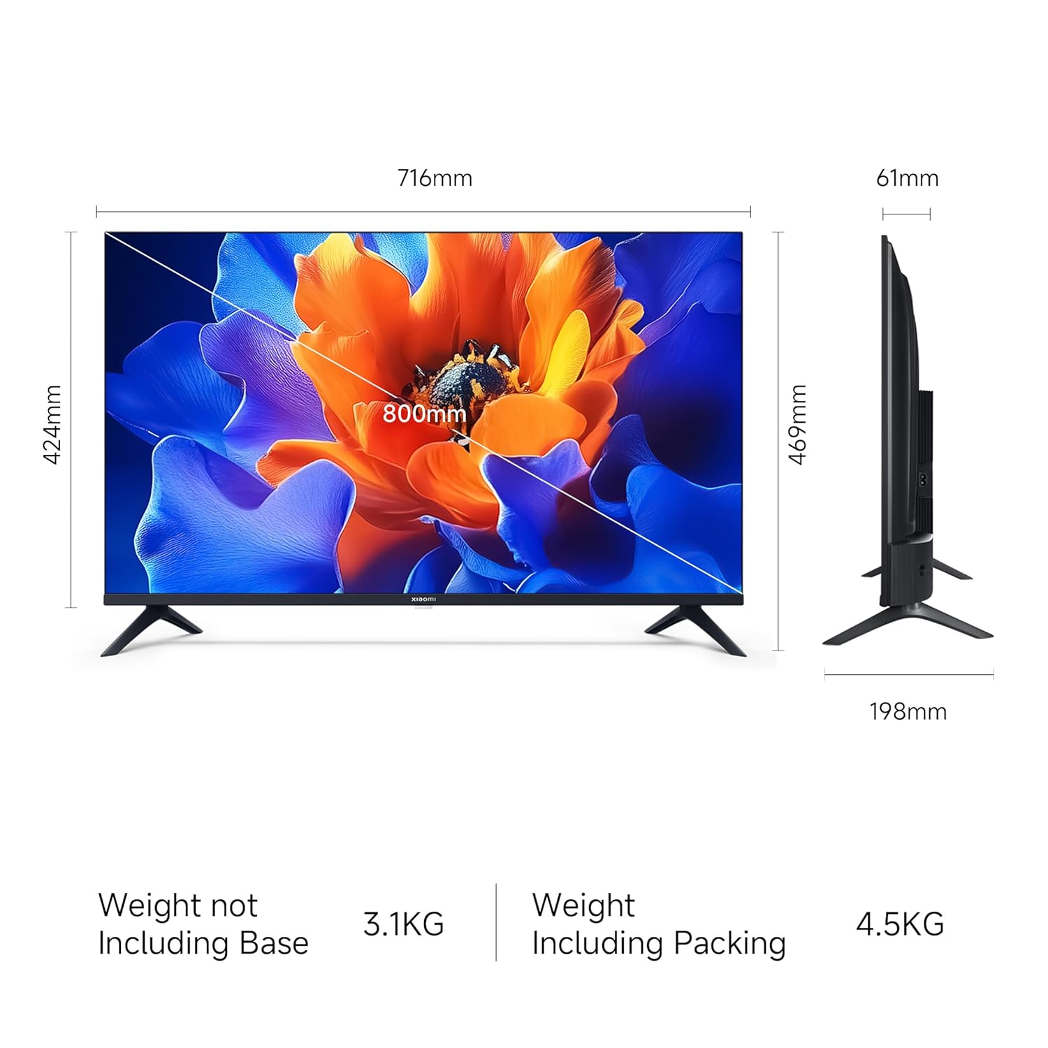 Mi Smart HD Google TV 32A Pro 32 Inch LED TV