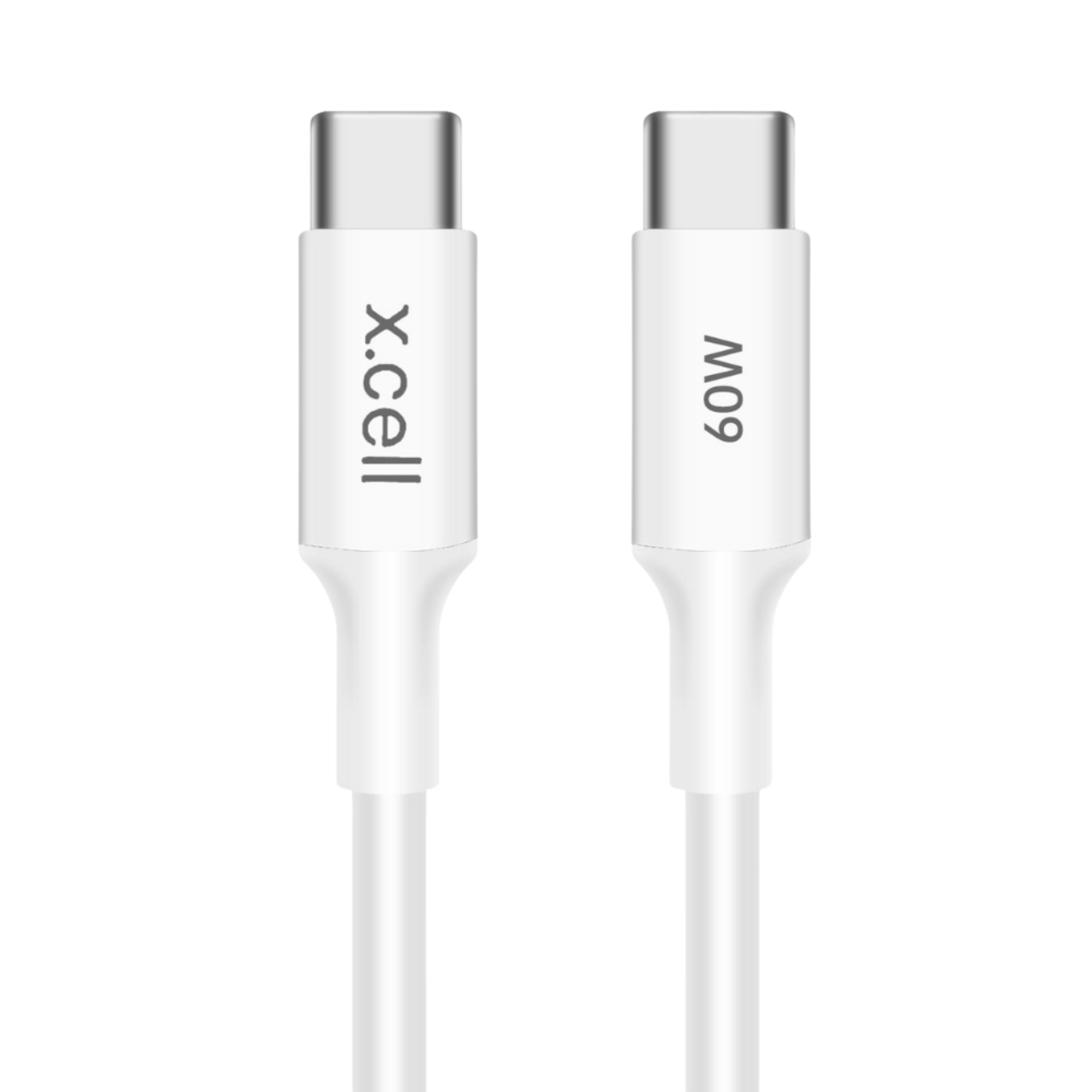 Xcell 60W USB C to C Cable 1M White – XL-CB-60W-CC-1M-WHI