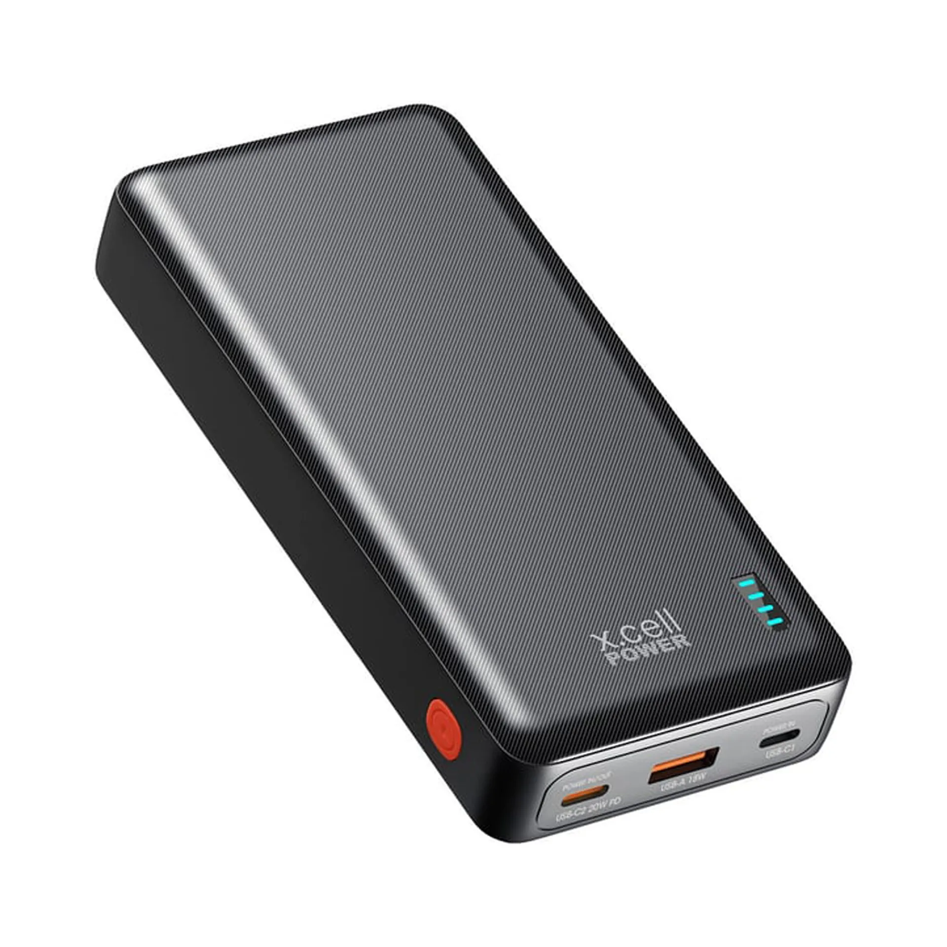 Xcell Power Bank 20000mAh PD Type-C In & Out Black | XL-PC-20200PD