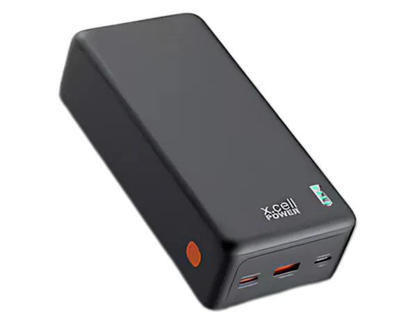 XL Power Bank 30000mAh 30W PD 2C1A Ports Black | XL-PC-30KPD-2C1A-BLK