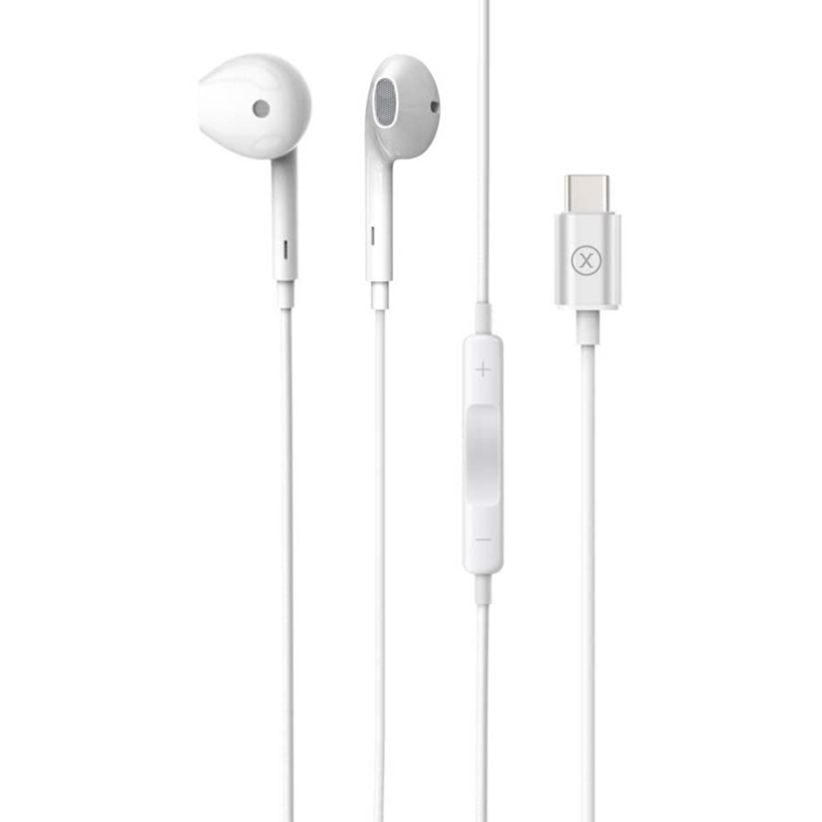 X.Cell Stereo Headset Wired with Type-C Connector HS-211CS-WHI