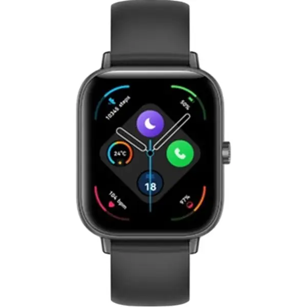 Xcell Smartwatch Black Frame with Black Silicon Strap XL-WCH-APOLLO-W5-BLK