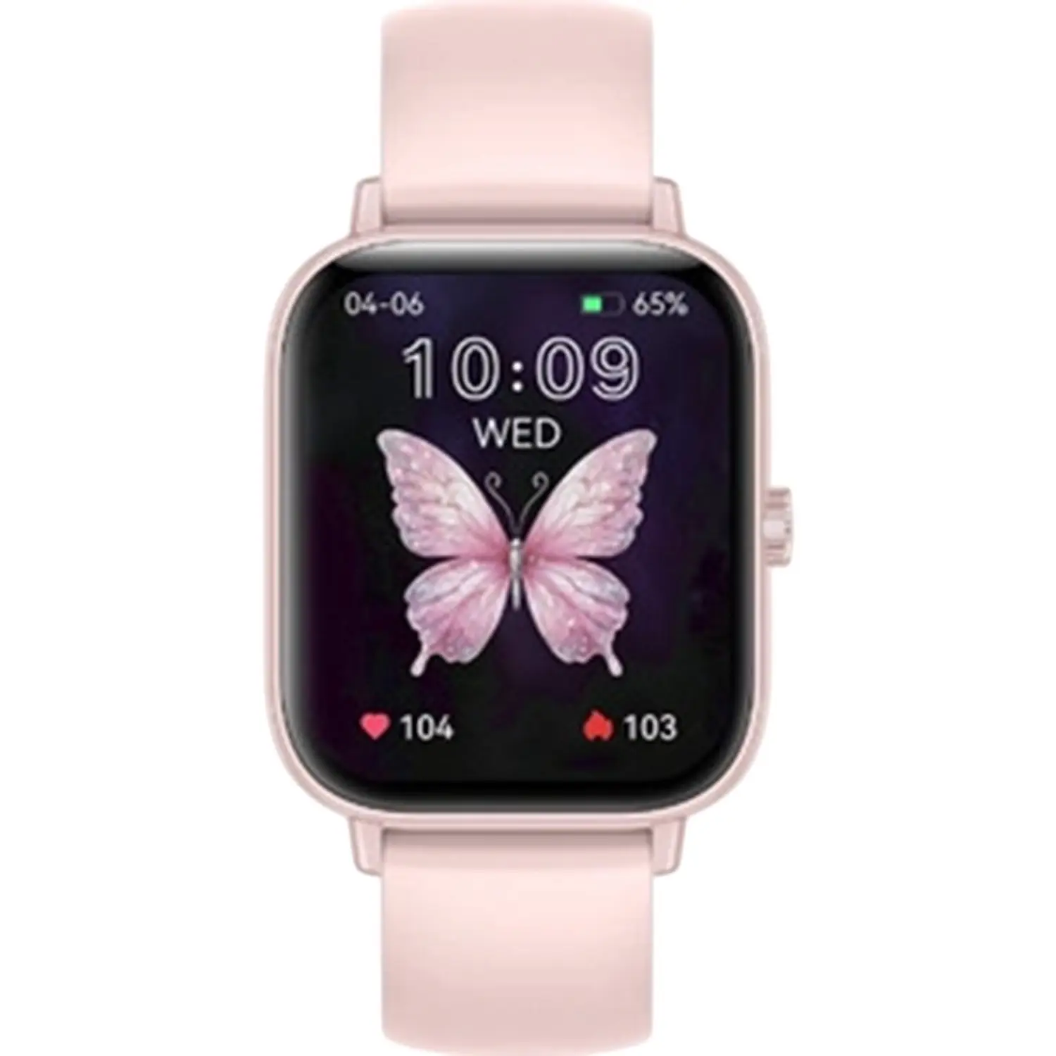 Xcell Smartwatch Pink Frame with Pink Silicon Strap XL-WCH-APOLLO-W5-PNK