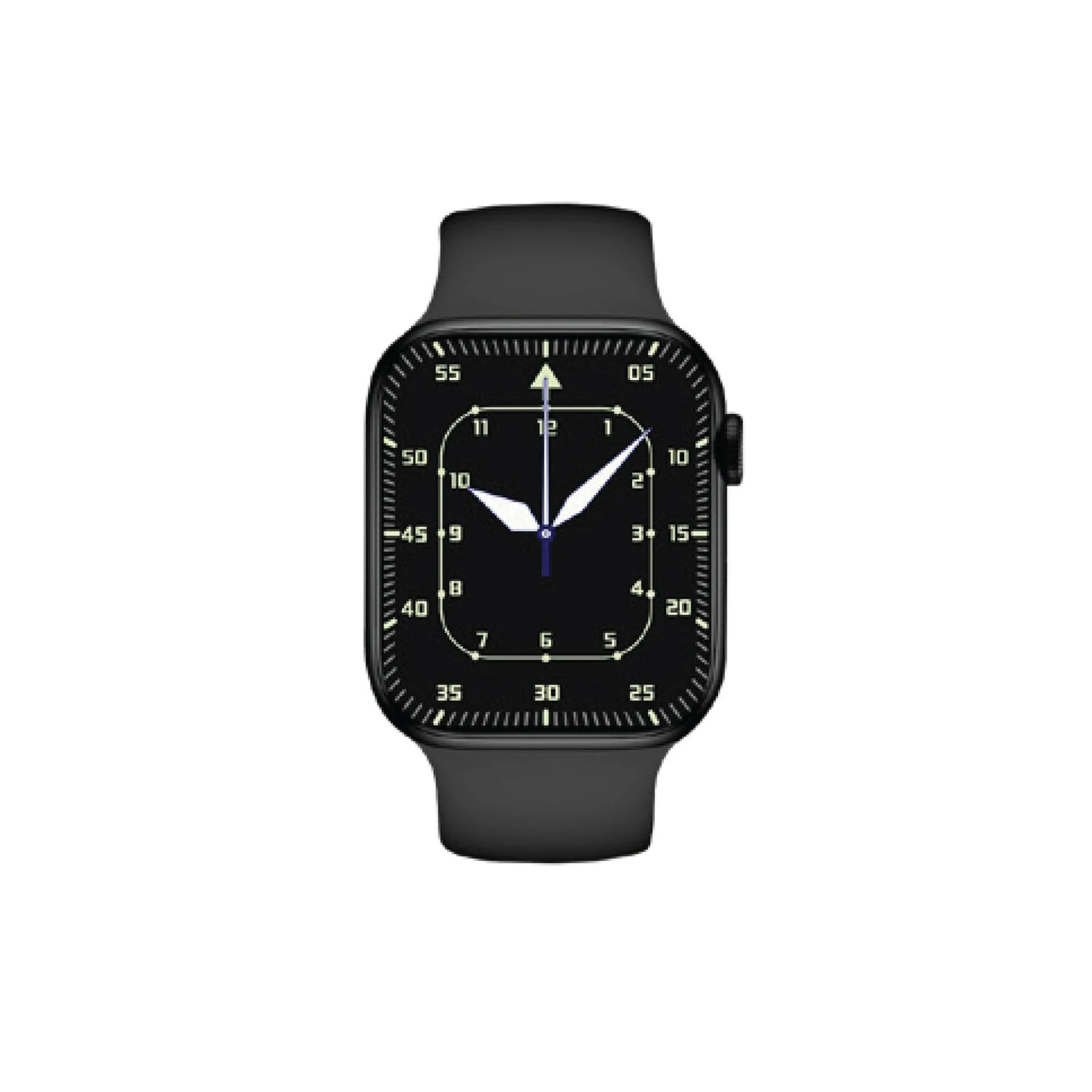 Xcell G7 Pro Sign Black Frame Black Silicon Strap XL-WCH-G7-Pro-Sign-BLK