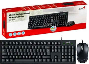 GENIUS KM-100SE Wired Mouse and Keyboard Combo