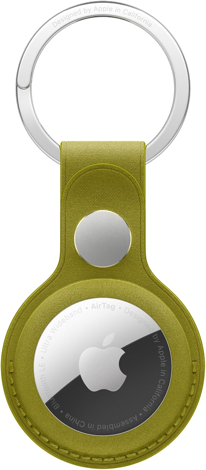 Apple AirTag FineWoven Key Ring Chartreuse – MA7L4ZM/A