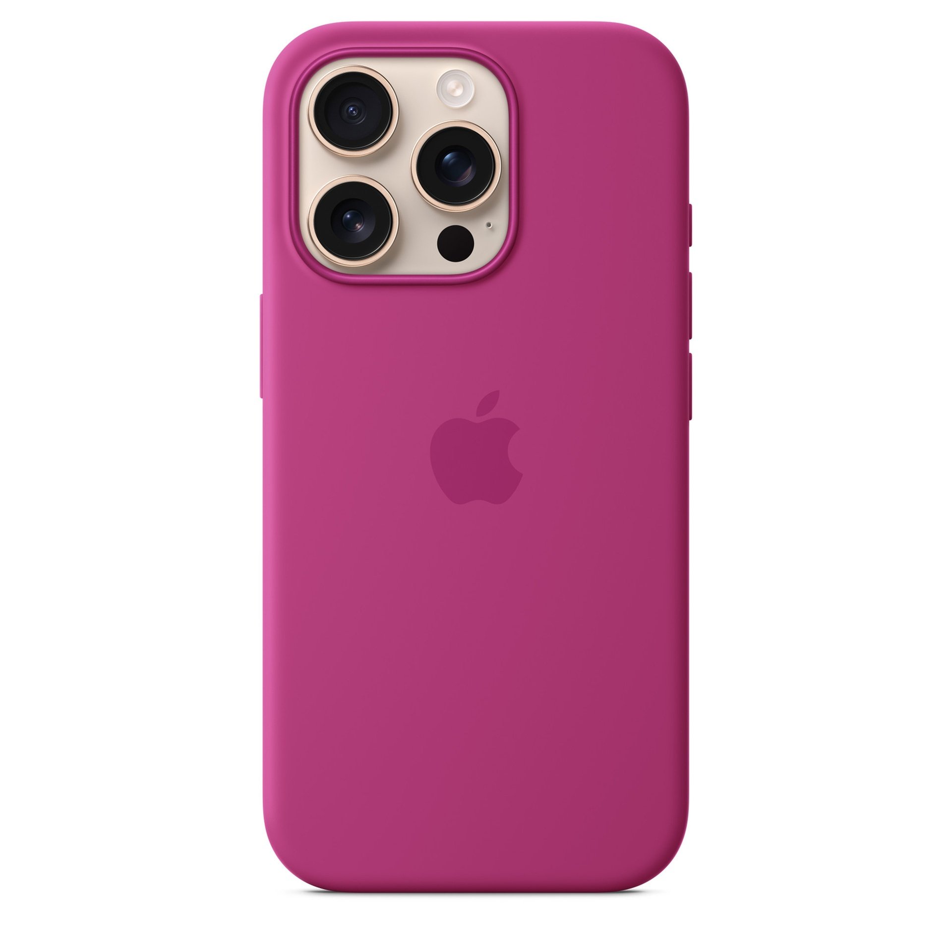 Apple iPhone 16 Pro Max Silicone Case Fuchsia – MYYX3ZM/A
