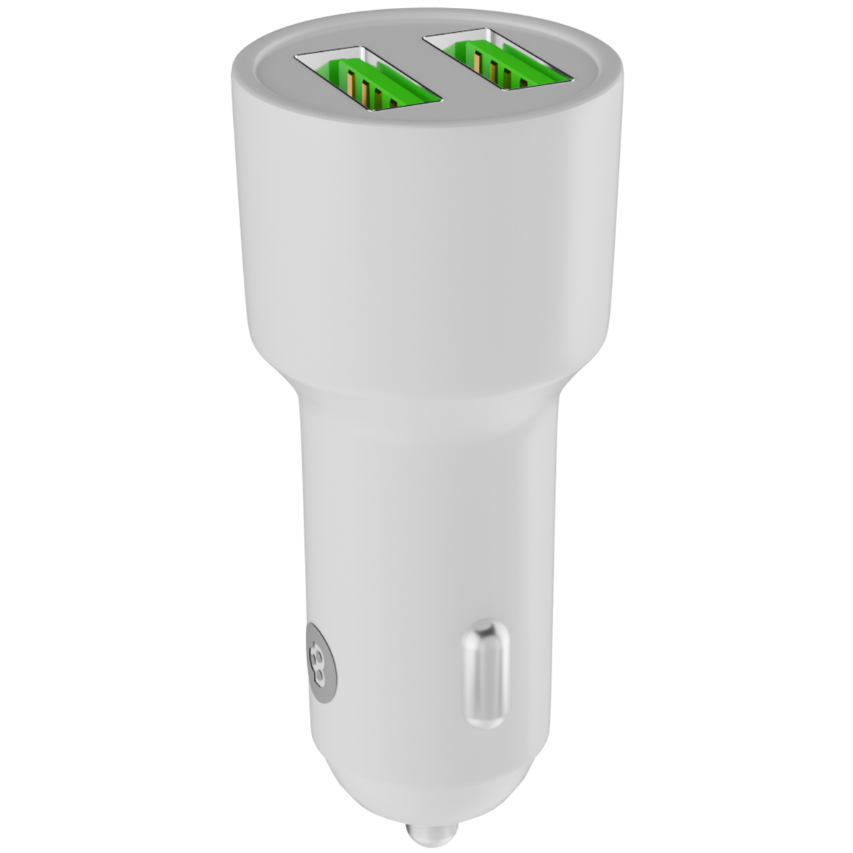 BEYOX BY-23 Car Charger – Dual Port Fast Charger with Built-in Micro USB Cable