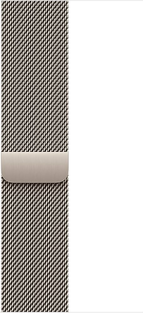 Apple Watch 46mm Natural Milanese Loop M/L - Premium Stainless Steel Strap | Qatar | MXMQ3ZM/A