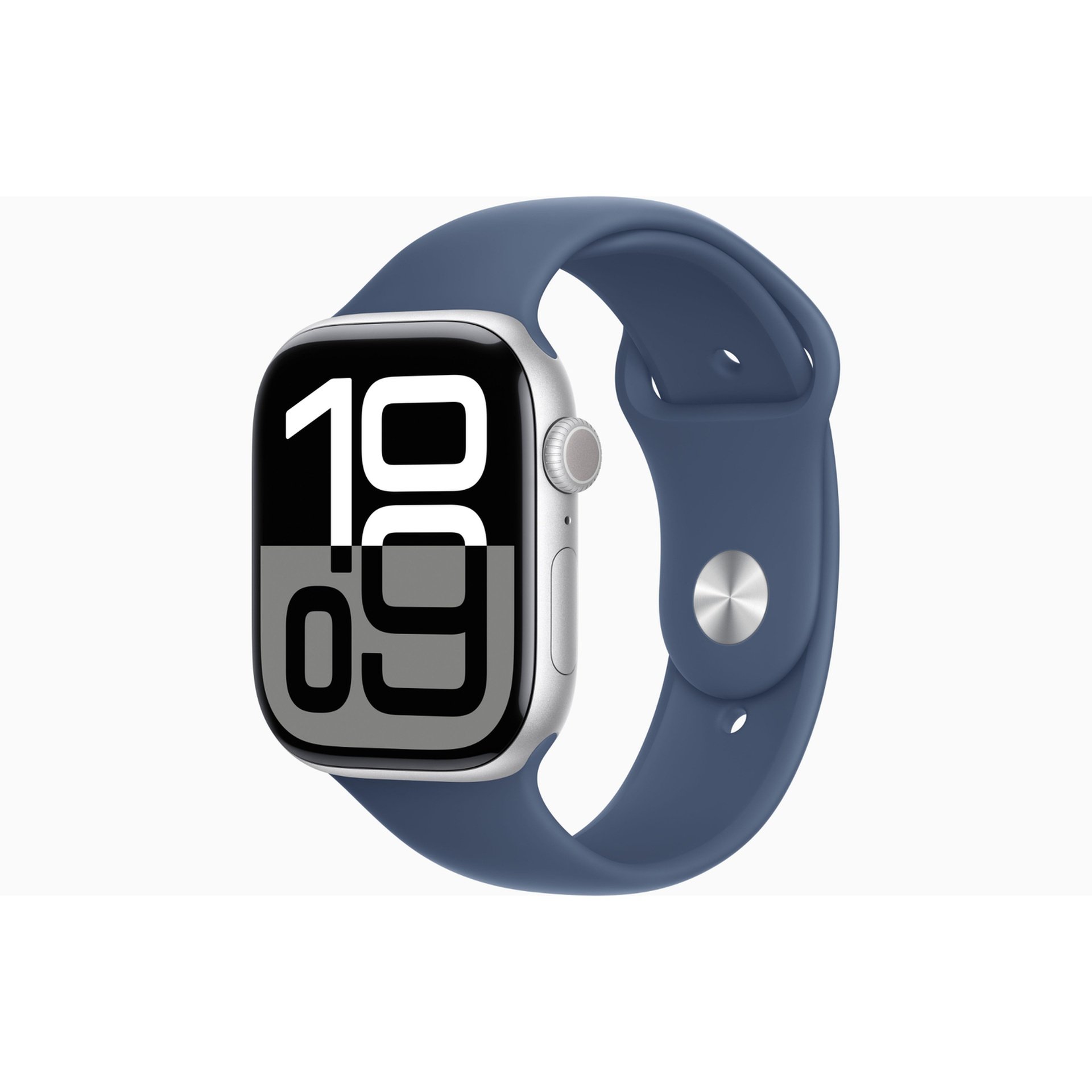 Apple Watch Series 10 46mm Silver Aluminum Sport Band GPS (MWWL3QA/A)