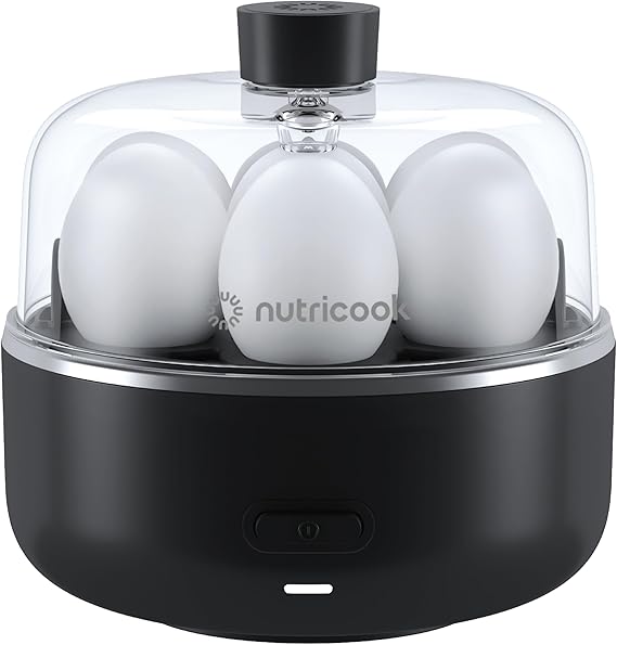 NutriCook EC207ME-K Egg Cooker 2 | Compact Electric Egg Cooker in Black