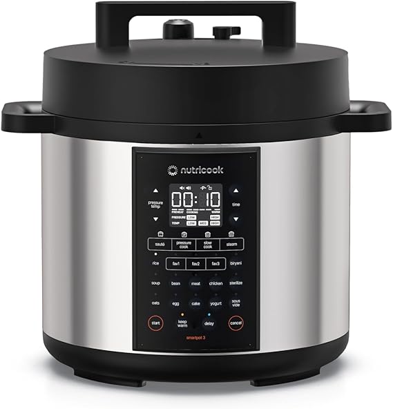 Nutricook NC-SP320 Smart Pot 3 6L | Multi-Function Electric Pressure Cooker