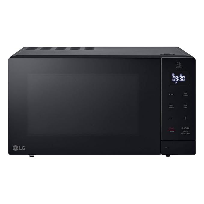 LG MS3032JAS 30L Black Microwave Oven | Smart Inverter | Even Heating | Qatar