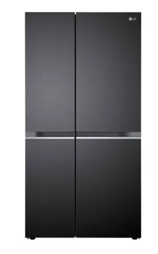 LG GR-B34FFCDB 704L Refrigerator | Black French Door | Smart Inverter | Qatar