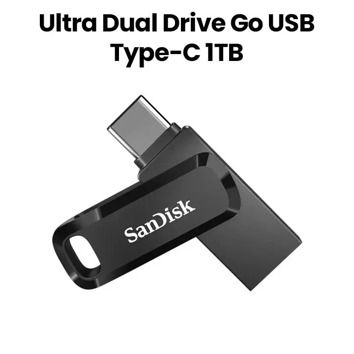 SanDisk Ultra Dual Drive Go USB 3.0 Type-C 1TB | Dual Flash Drive