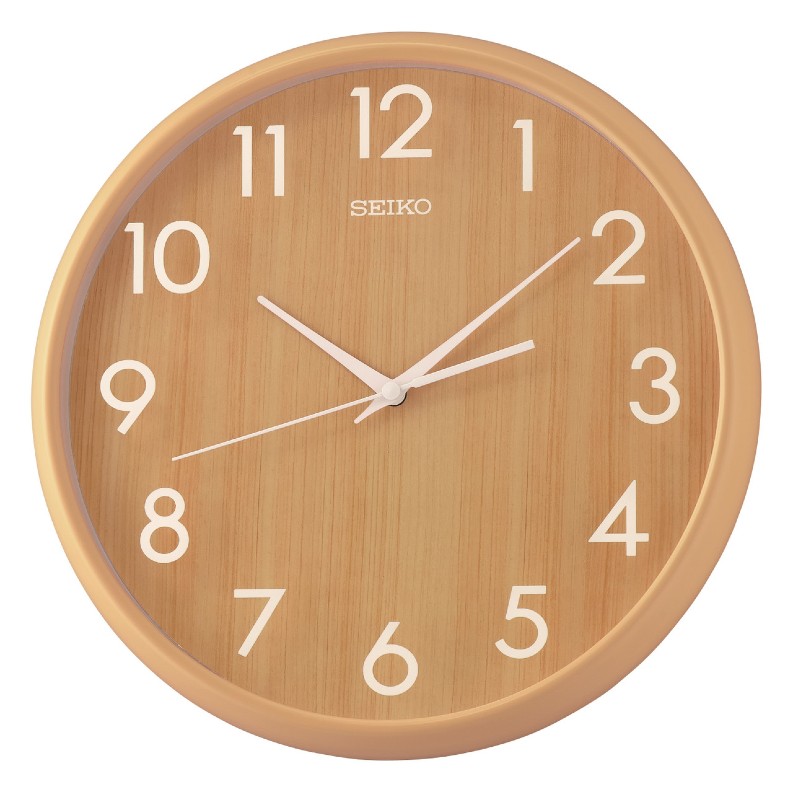 Seiko QXA810YL Wall Clock | 30.3cm | Quiet Sweep | Plastic Case