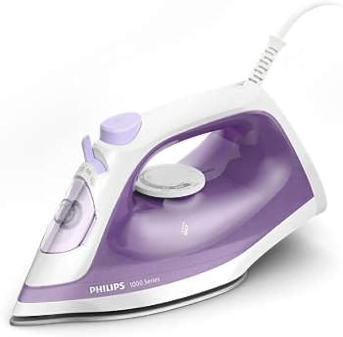 Philips DST1020/36 Steam Iron HV – Purple, 3-Pin Plug