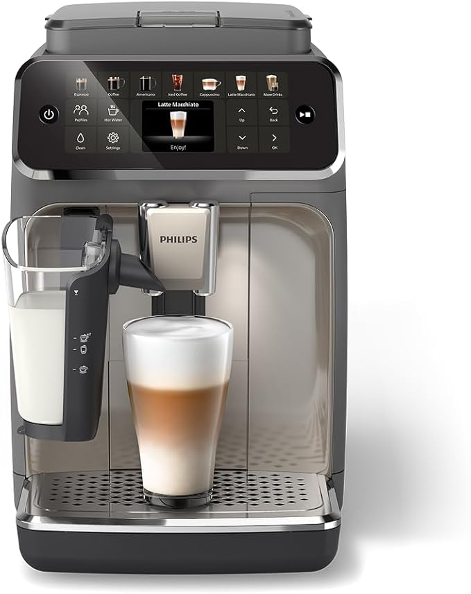 Philips Espresso Machine EP4446/70 | 4400 Series Fully Automatic with LatteGo