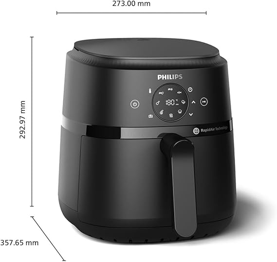 Philips Airfryer 2000 Series NA220/09 | 4.2L Healthy Fryer with Rapid Air Technology