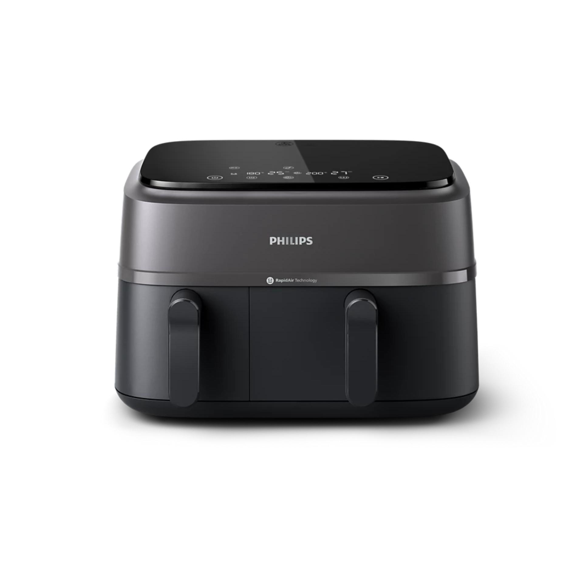 Philips Dual Basket Airfryer 3000 Series NA350/00 | 8.3L Large Capacity Healthy Fryer