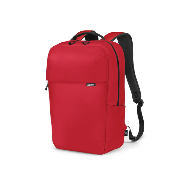 DICOTA Backpack Commuter 13–16" – Eco-Friendly Laptop Backpack, Red (D32121-RPET)