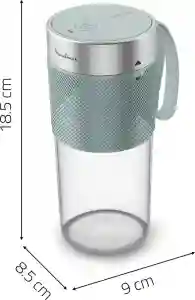 Moulinex Portable Blender LM1C0410 | 300ml | Rechargeable Battery | Silent Blending | Light Green