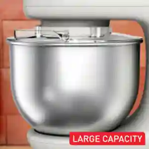 Moulinex Bake Essential Kitchen Machine QA160127 | 800W | 4.8L Bowl | 6 Speeds + Pulse | 3 Pastry Attachments