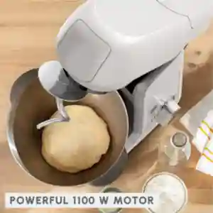 Moulinex Bake Partner Kitchen Machine QA521B27 | 1100W | 4.6L Bowl | 8 Speeds + Pulse | Blender + 4 Attachments