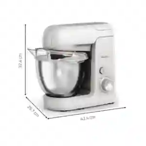 Moulinex Bake Partner Kitchen Machine QA521B27 | 1100W | 4.6L Bowl | 8 Speeds + Pulse | Blender + 4 Attachments