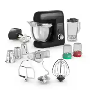 Moulinex Bake Partner Kitchen Machine QA525827 | 1100W | 4.6L Bowl | Blender, Meat Mincer, Chopper, Grinder & Slicer | 8 Speeds + Pulse