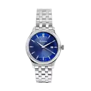 Damas Classic Gents Quartz Watch DCL-Q42-WT-SS-431 | 42mm | Swiss Quartz | Blue Dial | Steel Bracelet