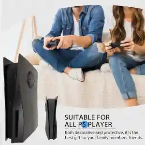 PS5 Console Replacement Shell Black | Protective & Stylish Faceplate
