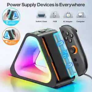 iPega Joy-Con Charging Dock for Nintendo Switch 2 | 4-Controller Charger