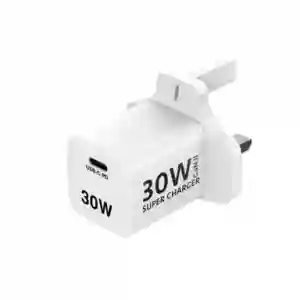 Swiss Military AC Adapter GaN II 30W PD 1C Mini Charger – White (SM-GaNII-30W-1C-PD-MINI-WHI)