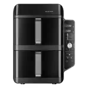 Green Lion Double Decker Pro Digital Air Fryer | Dual-Basket Healthy Cooking Appliance