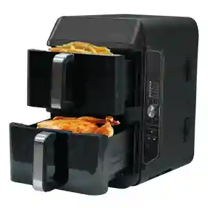 Green Lion Double Decker Pro Digital Air Fryer | Dual-Basket Healthy Cooking Appliance