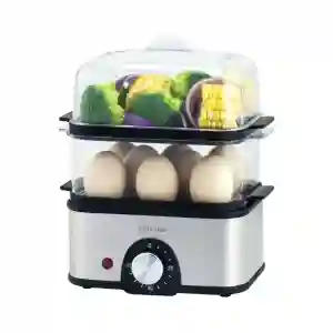 Green Lion 3-Tier Egg Cooker & Vegetable Steamer | Multi-Layer Healthy Cooking Appliance