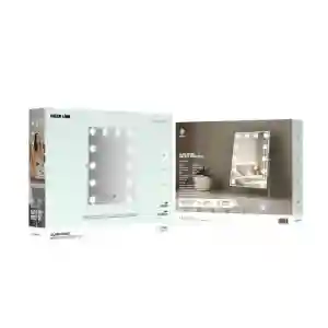 Green Lion Glam Shine Makeup Mirror | 12 LED Light Vanity Mirror for Beauty & Skincare
