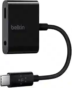 Belkin RockStar 3.5mm Audio + USB-C Charge Adapter (BL-A004-USBC-ADP / NPA004btBK)