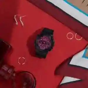 Casio G-Shock GMA-S120RB-1ADR Analog-Digital Watch Black Rose Gold