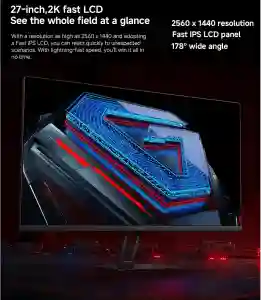 Mi 2K Gaming Monitor G27Qi UK – 27" 2K QHD 165Hz Fast IPS Gaming Display