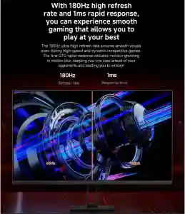 Mi 2K Gaming Monitor G27Qi UK – 27" 2K QHD 165Hz Fast IPS Gaming Display