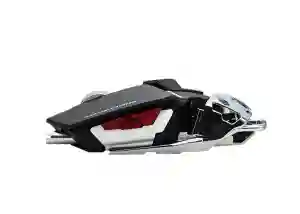 MeeTion MT-M985 Metal Mechanical Programmable Gaming Mouse – Gray/Red