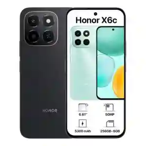 HONOR X6C 4G Smartphone – 6GB RAM, 128GB Storage, Midnight Black