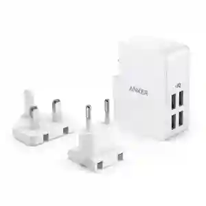 Anker PowerPort 4 Lite Plug-In Charger – White