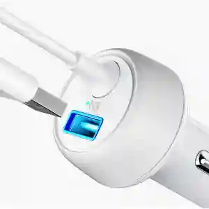 Anker PowerDrive 2 Elite Car Charger with Lightning Connector – White